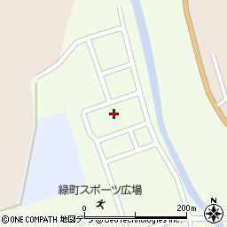 北海道足寄郡陸別町緑町周辺の地図
