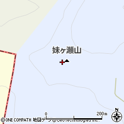 妹ケ瀬山周辺の地図