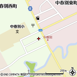 ガステック株式会社中春別営業所周辺の地図
