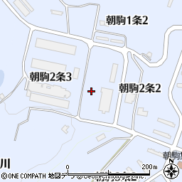北海道空知郡上砂川町朝駒２条周辺の地図