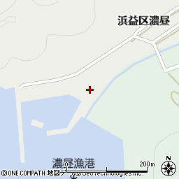 北海道石狩市浜益区濃昼5-4周辺の地図