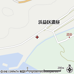 北海道石狩市浜益区濃昼1周辺の地図