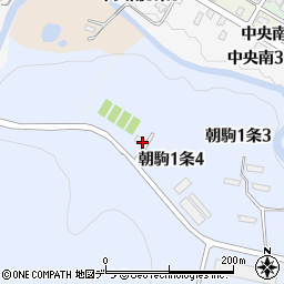 上砂川町役場　弓道場周辺の地図
