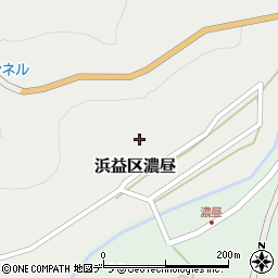 北海道石狩市浜益区濃昼周辺の地図