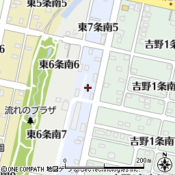 北海道砂川市東７条南周辺の地図