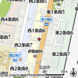 砂川南郵便局周辺の地図