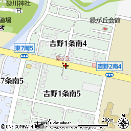 北海道砂川市吉野１条南周辺の地図