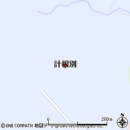 北海道中標津町（標津郡）計根別周辺の地図