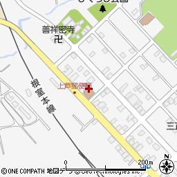 上芦別郵便局周辺の地図