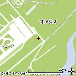 北海道砂川市オアシス周辺の地図