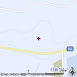 北海道空知郡上富良野町新井牧場周辺の地図