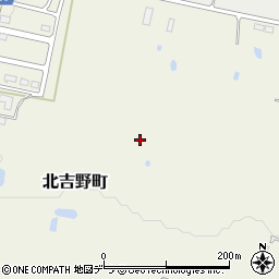 北海道砂川市北吉野町周辺の地図