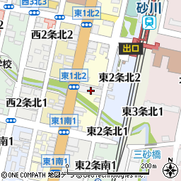 リンケイ堂　めがね大陸砂川駅前店周辺の地図
