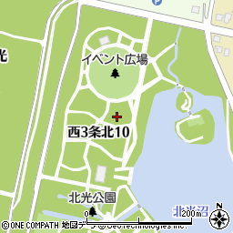 北光公園トイレ５周辺の地図
