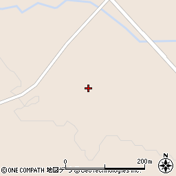 北海道標津郡中標津町上標津206周辺の地図