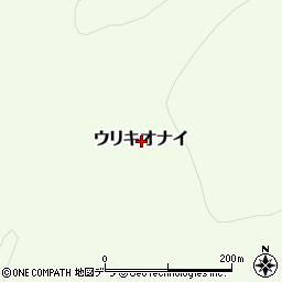 北海道足寄郡陸別町ウリキオナイ周辺の地図