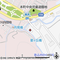 歌志内運送株式会社歌志内営業所周辺の地図