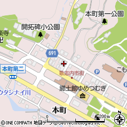 北門信用金庫歌志内支店周辺の地図