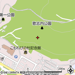 北海道歌志内市本町周辺の地図