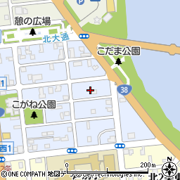 北海道芦別市北３条東周辺の地図