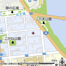 北海道芦別市北３条東周辺の地図