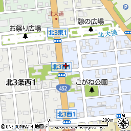 芦別宮元郵便局 ＡＴＭ周辺の地図