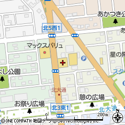 ツルハドラッグ芦別店周辺の地図