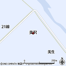 北海道上川郡美瑛町美沢周辺の地図