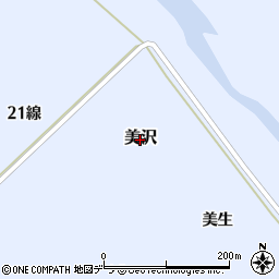 北海道美瑛町（上川郡）美沢周辺の地図