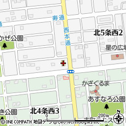 セイコーマート芦別北店周辺の地図