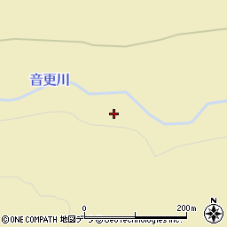 音更川周辺の地図