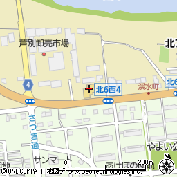 トヨタカローラ札幌芦別店周辺の地図