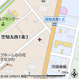 クリーニングラクーン空知太工場前店周辺の地図
