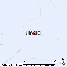 北海道上川郡美瑛町美沢川向朝日周辺の地図