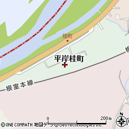 北海道赤平市平岸桂町周辺の地図