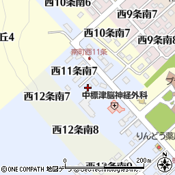 北海道標津郡中標津町西１１条南7丁目16周辺の地図