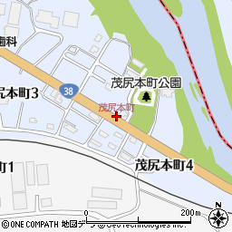 茂尻本町周辺の地図