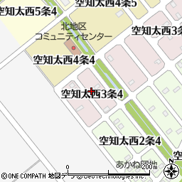 〒073-0173 北海道砂川市空知太西三条の地図