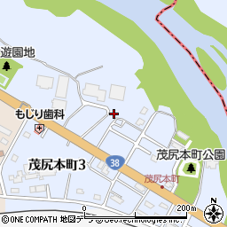北海道赤平市茂尻本町周辺の地図