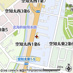 北北海道三菱自動車販売（株）空知店周辺の地図