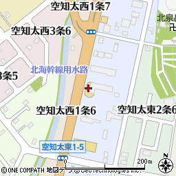 北北海道三菱空知店周辺の地図