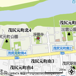 淨覺寺周辺の地図