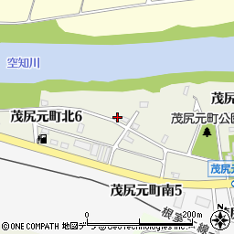 北海道赤平市茂尻元町北周辺の地図