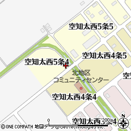 北海道砂川市空知太西５条4丁目110周辺の地図