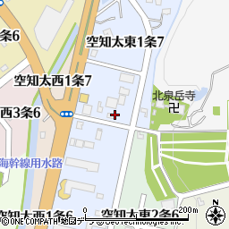 株式会社山本石材砂川展示場周辺の地図