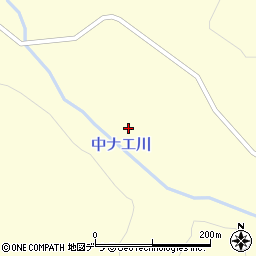 中ナエ川周辺の地図