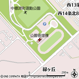 中標津町　運動公園周辺の地図