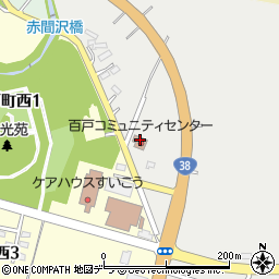 百戸コミュニティセンター周辺の地図