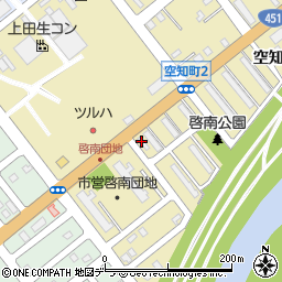 株式会社土屋ホーム　旭川支店滝川営業所周辺の地図