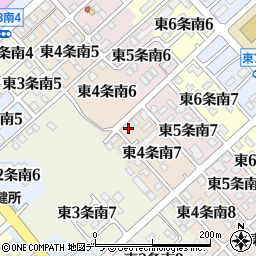 北海道標津郡中標津町東４条南7丁目15周辺の地図